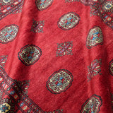 パキスタン絨毯 ラホール産 手織り ウール製 ボハラ柄ラグ