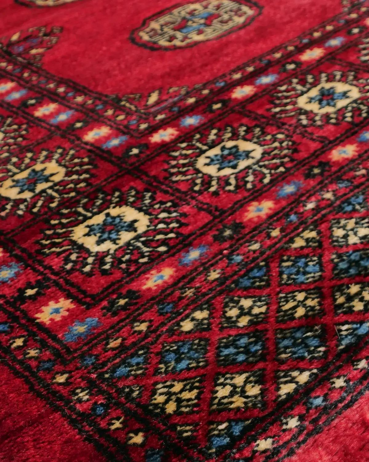 Y3683 パキスタン絨毯 ウール 手織り ロングランナー 235㎝ パキスタン絨毯 約146×215cm｜SATHI RUGS