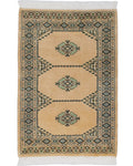 パキスタン絨毯 約64×94cm
