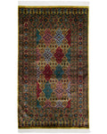 パキスタン絨毯 シルクタッチ 約95×161cm