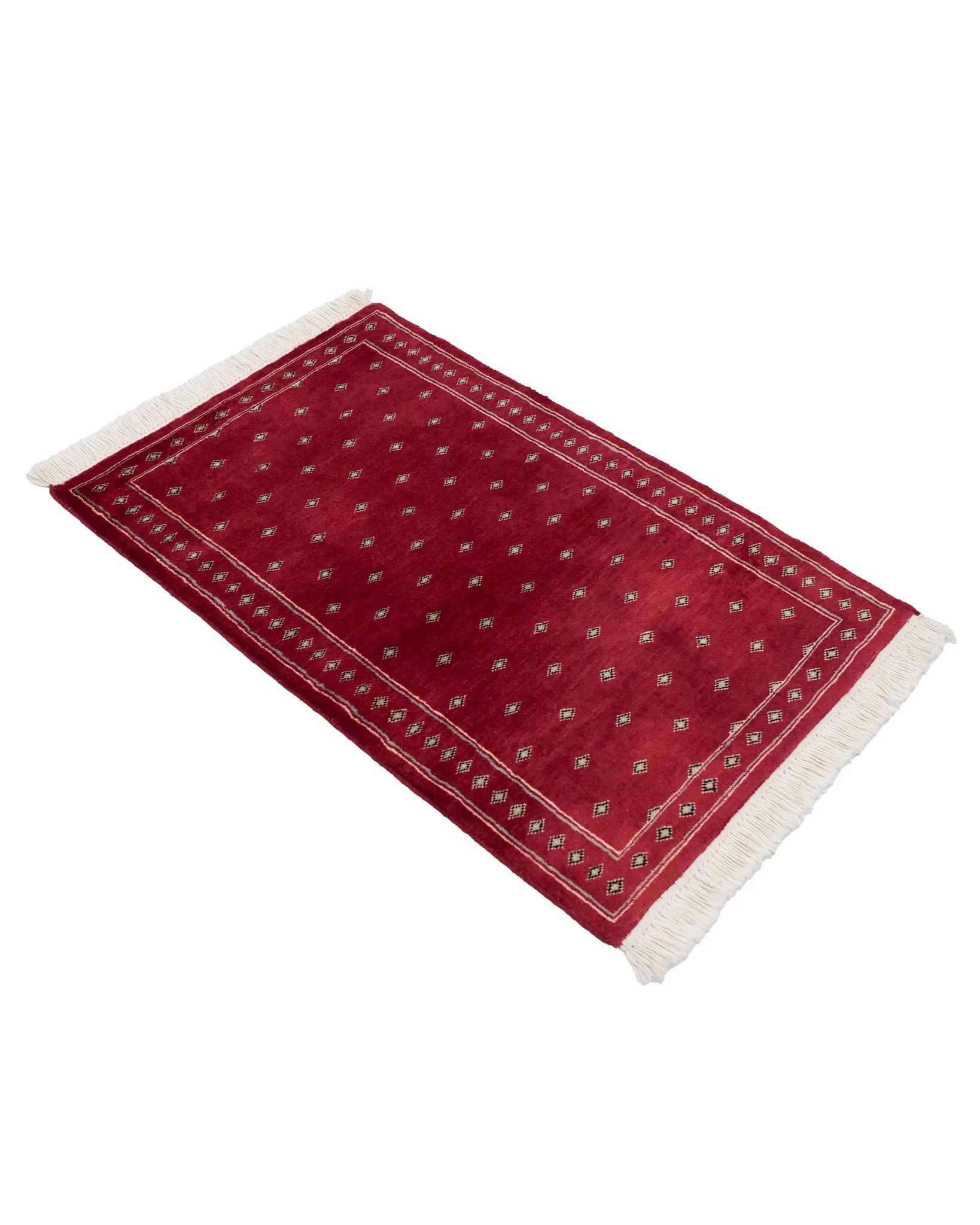 パキスタン絨毯 64×97cm 赤 玄関マット 手織り|SATHI RUGS パキスタン絨毯 64×97cm 赤 玄関マット 手織り|SATHI RUGS