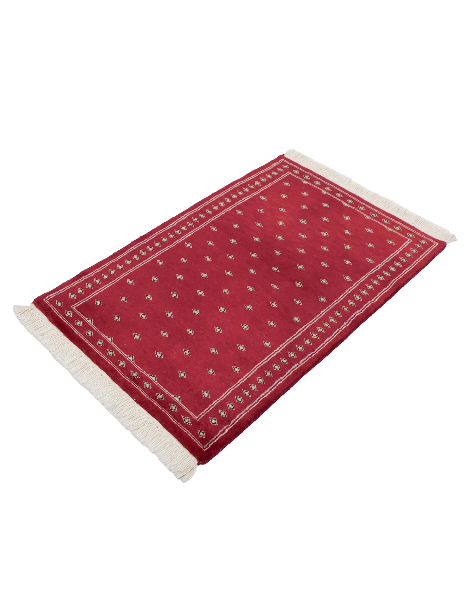 パキスタン絨毯 64×97cm 赤 玄関マット 手織り|SATHI RUGS パキスタン絨毯 64×97cm 赤 玄関マット 手織り|SATHI RUGS