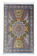 Persian Rug Silk Qum Approx. 58cm x 90cm