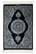 Persian Rug Qum Ganbarzadeh Workshop Silk Approx. 60cm x 90cm