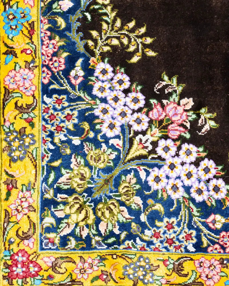 ペルシャ絨毯 クム産 サマディ工房 シルク 約60×88cm|SATHI RUGS ペルシャ絨毯 クム産 サマディ工房 シルク 約60×88cm|SATHI RUGS