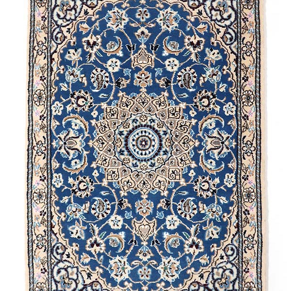 ペルシャ絨毯 ナイン産 ウール 約 60cm x 90cm