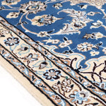 ペルシャ絨毯 ブルー ナイン シルク