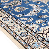 ペルシャ絨毯 ブルー ナイン シルク