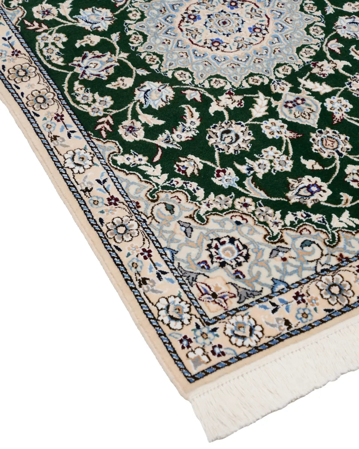 ペルシャ絨毯 ナイン産 素材シルクとウール手織り4LA サイズ305×190cm ペルシャ絨毯 ナイン産 素材シルクとウール手織り4LA サイズ305×190cm