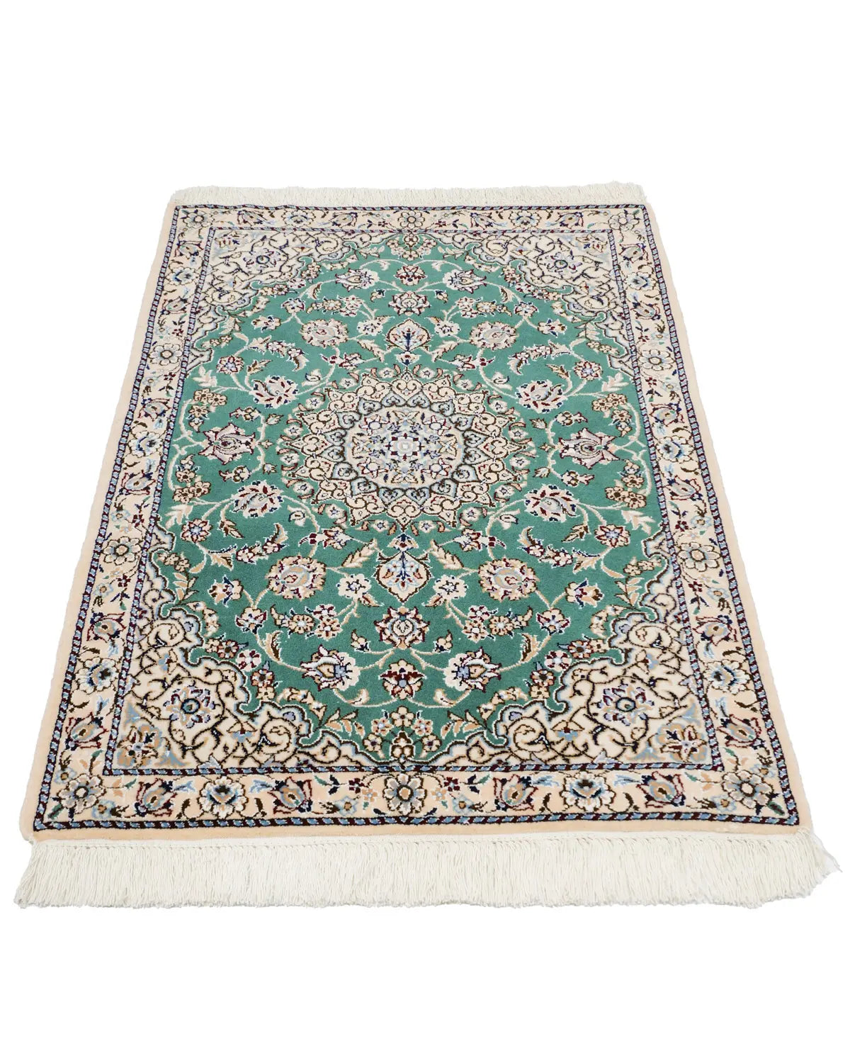 パキスタン絨毯 大塚家具 エメラルドグリーン ウール 272×201 cm パキスタン絨毯 大塚家具 エメラルドグリーン ウール 272×201 cm