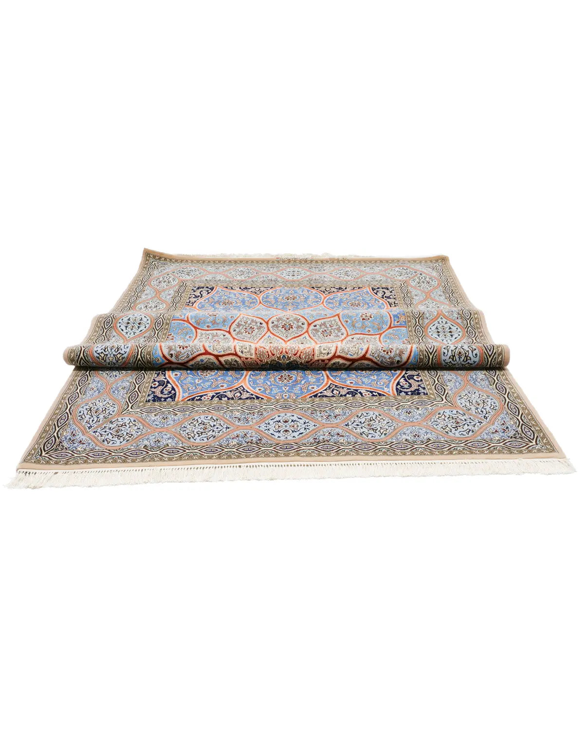 ペルシャ絨毯 イスファハン産 ダバリ工房 ウール&シルク 約160×245cm ペルシャ絨毯 イスファハン産 ダバリ工房 ウール&シルク 約160×245cm