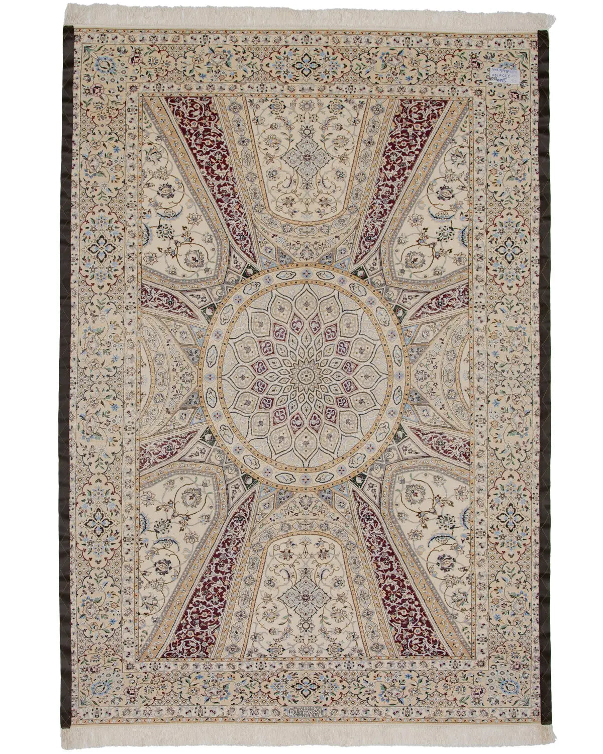 ペルシャ絨毯 ナイン産 ハビビアン工房 ウール 約160cm x 235cm|SATHI ペルシャ絨毯 ナイン産 ハビビアン工房 ウール 約160cm x 235cm|SATHI