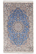 ペルシャ絨毯 ナイン産 ウール 約148×244cm