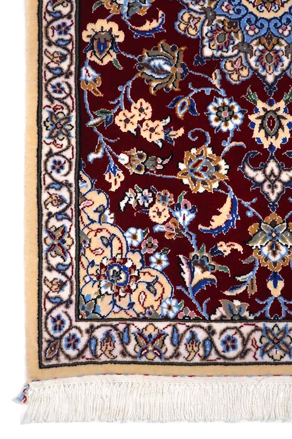 ペルシャ絨毯(55x85cm)玄関マット ウール 赤 手織り【絨毯専門店】
