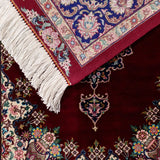 【NEW】ペルシャ絨毯 クム産 メワチィ工房 シルク 約60cm x 95cm　