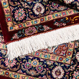 【NEW】ペルシャ絨毯 クム産 メワチィ工房 シルク 約60cm x 95cm　