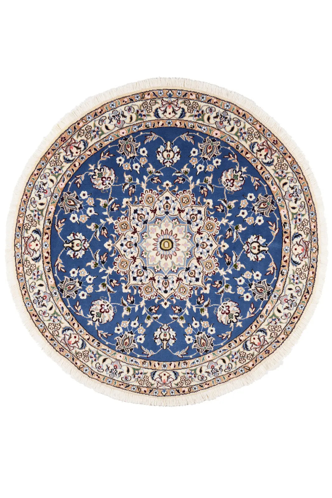 ペルシャ絨毯 円形 ナイン 