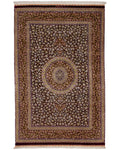 ペルシャ絨毯 クム産 ファタヒ工房 シルク 約130×200cm