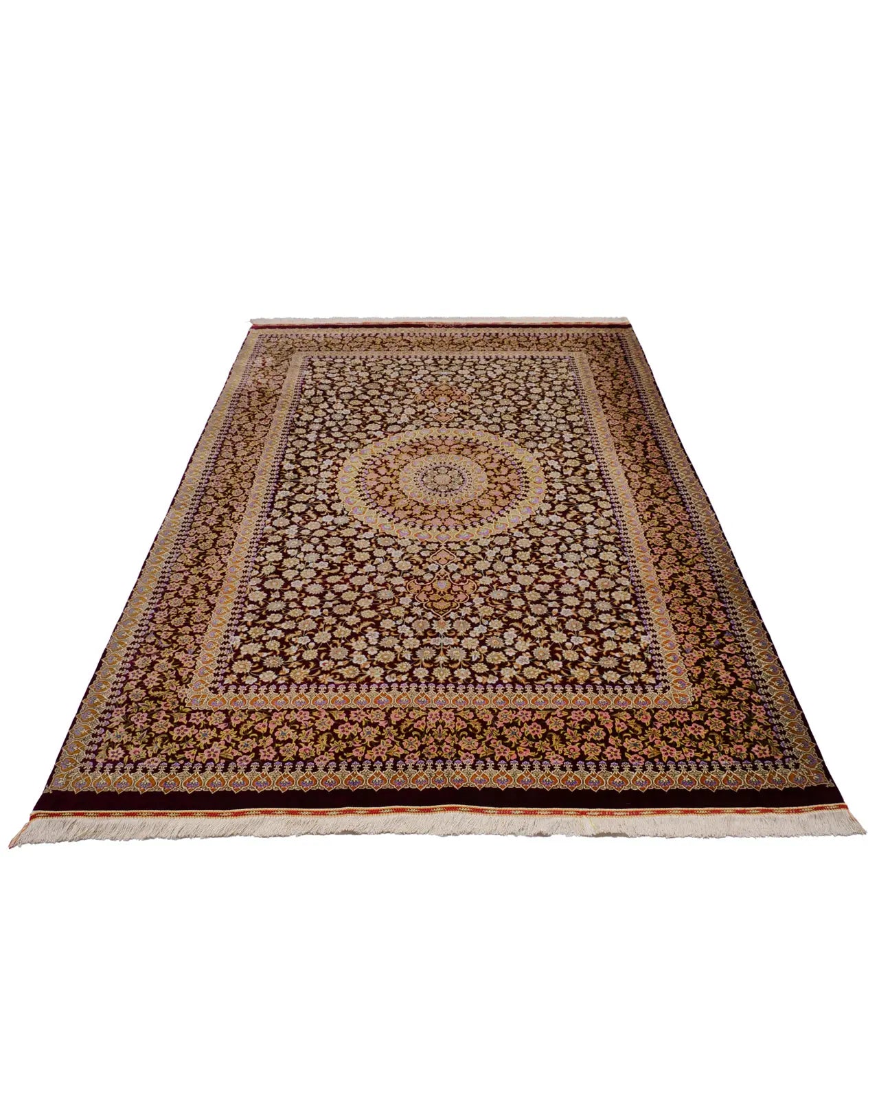 ペルシャ絨毯(130x200cm)クム産 ファタヒ工房 – SATHI RUGS