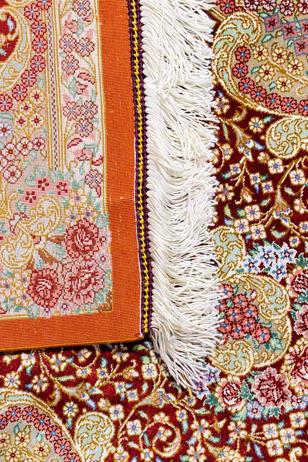 ペルシャ絨毯 オレンジ