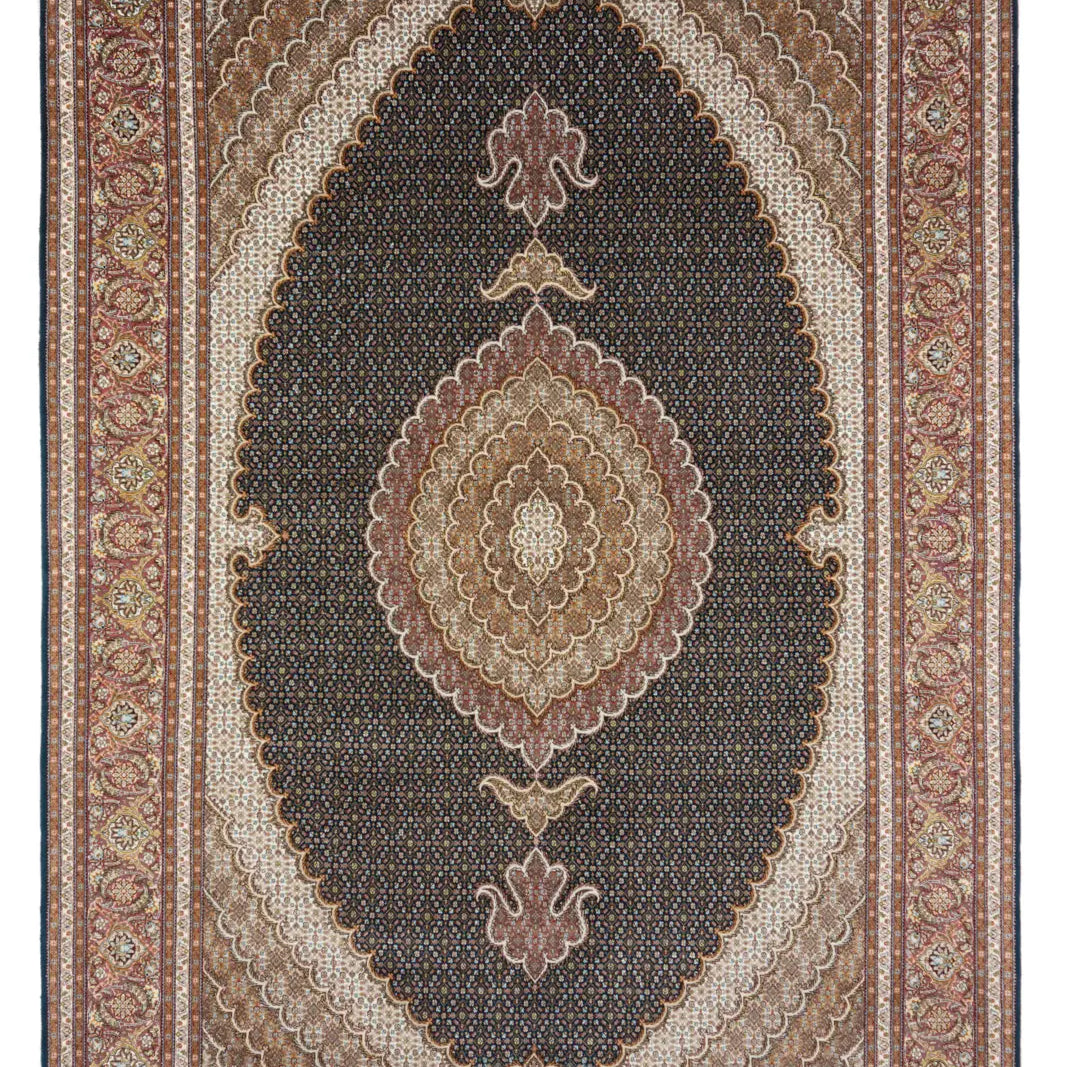 ペルシャ絨毯 タブリーズ ウール 3畳 リビング