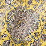 ペルシャ絨毯 ナイン 黄色