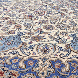 ペルシャ絨毯 ナイン産 ウール&シルク 約208cm x 305cm