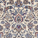 ペルシャ絨毯 ナイン産 ウール&シルク 約208cm x 305cm