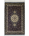 Persian Rug Qum Musavi Workshop Silk Approx. 80cm x 126cm