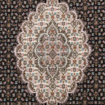 ペルシャ絨毯 タブリーズ産 ウール&シルク 80x200cm 細長