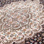 ペルシャ絨毯 タブリーズ産 ウール&シルク 80x200cm 細長