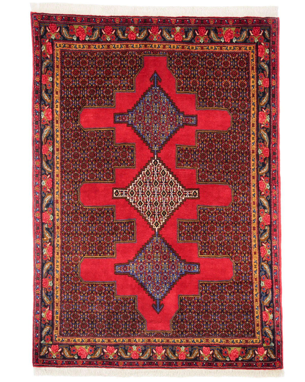 ペルシャ絨毯 サナンダジ産 約122×170cm|SATHI RUGS ペルシャ絨毯 サナンダジ産 約122×170cm|SATHI RUGS