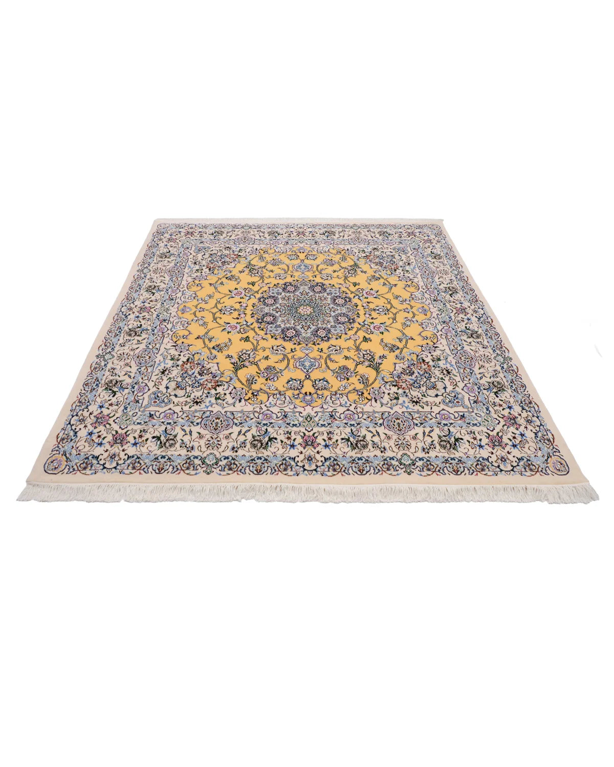 ペルシャ絨毯 ナイン産 約200×200cm|SATHI RUGS ペルシャ絨毯 ナイン産 約200×200cm|SATHI RUGS