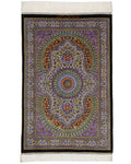 Persian Rug Qum Alipour Workshop Silk Approx. 59cm x 90cm