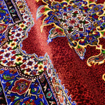 ペルシャ絨毯 クム産 約50×67cm