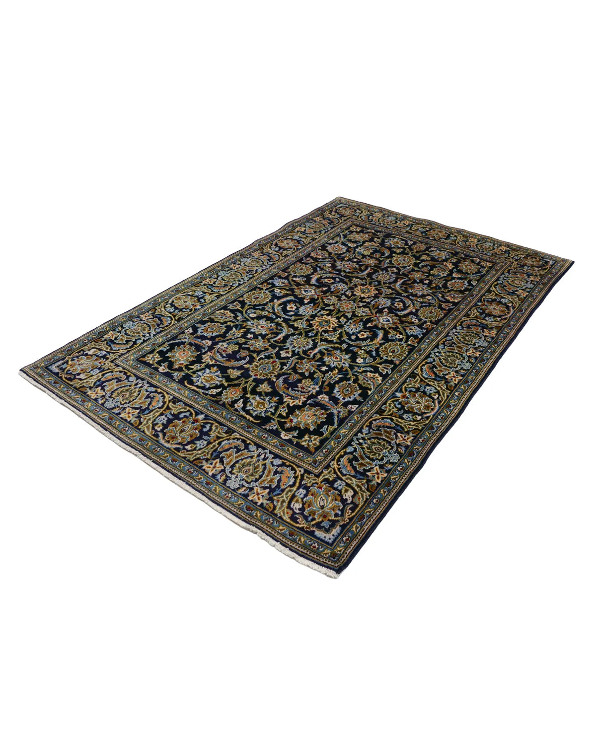 ペルシャ絨毯 カシャーン産 138x210cm アフシャーン総柄 ウール ペルシャ絨毯 カシャーン産 138x210cm アフシャーン総柄 ウール