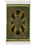 Persian Rug Qum Derakhshandeh Workshop Silk Approx. 61cm x 92cm