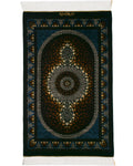 Persian Rug Qum Ganbarzadeh Workshop Silk Approx. 58cm x 93cm