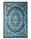 ペルシャ絨毯 クム産 ライモン工房 シルク 約138×204cm