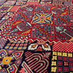 ペルシャ絨毯 カシャーン産 ウール 137x237cm ジョーシャガン 赤 レッド 手織り 