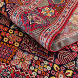 ペルシャ絨毯 カシャーン産 ウール 137x237cm ジョーシャガン 赤 レッド 手織り 