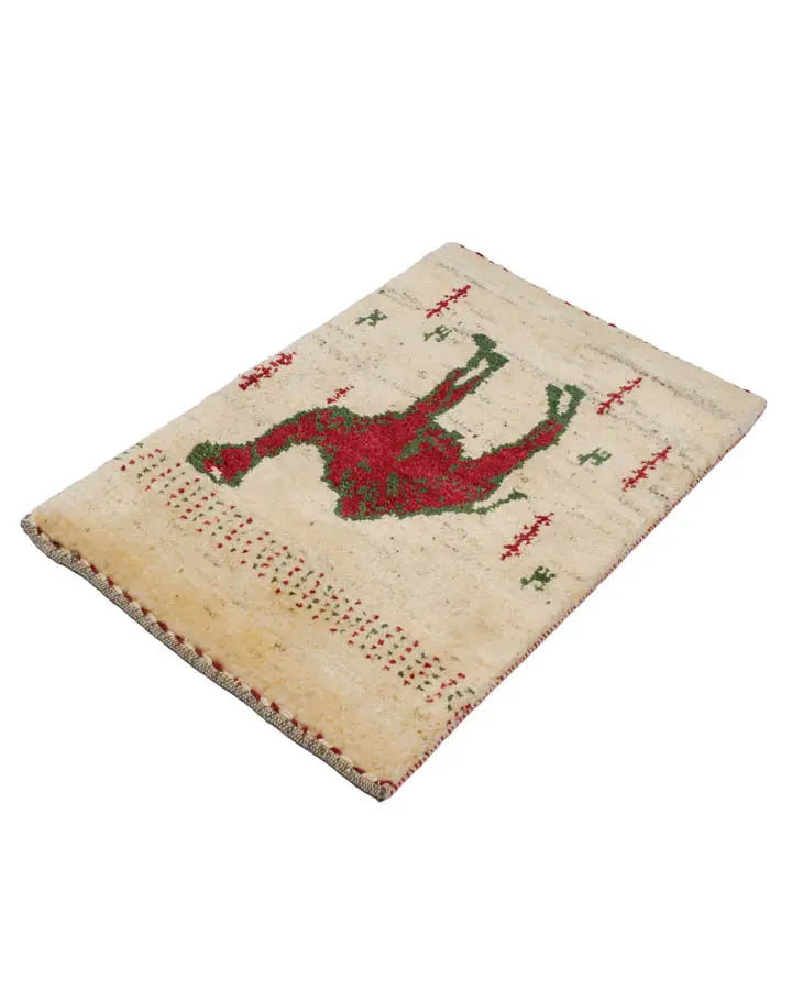 96x66cmペルシャ手織りギャッベ(770)絨毯・じゅうたん・ラグ・マット 96x66cmペルシャ手織りギャッベ(770)絨毯・じゅうたん・ラグ・マット