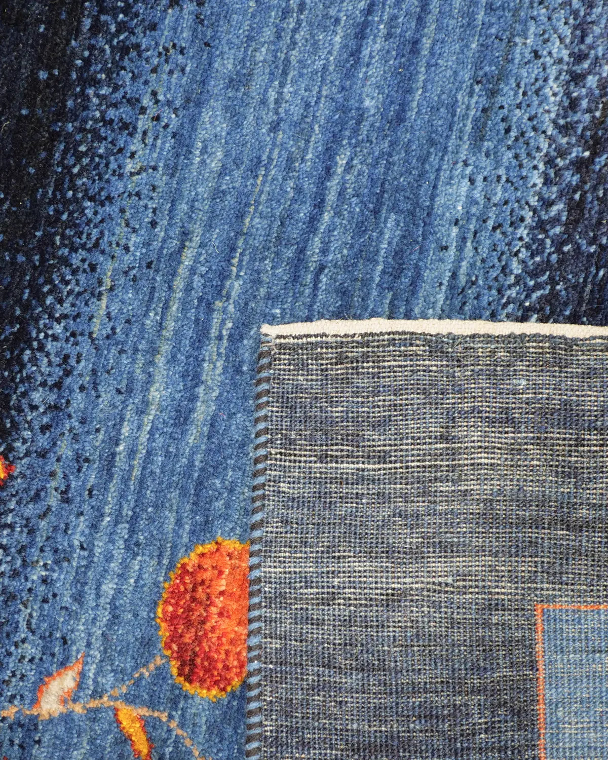 ペルシャギャッベ シーラーズ ザクロ柄 リビングラグ