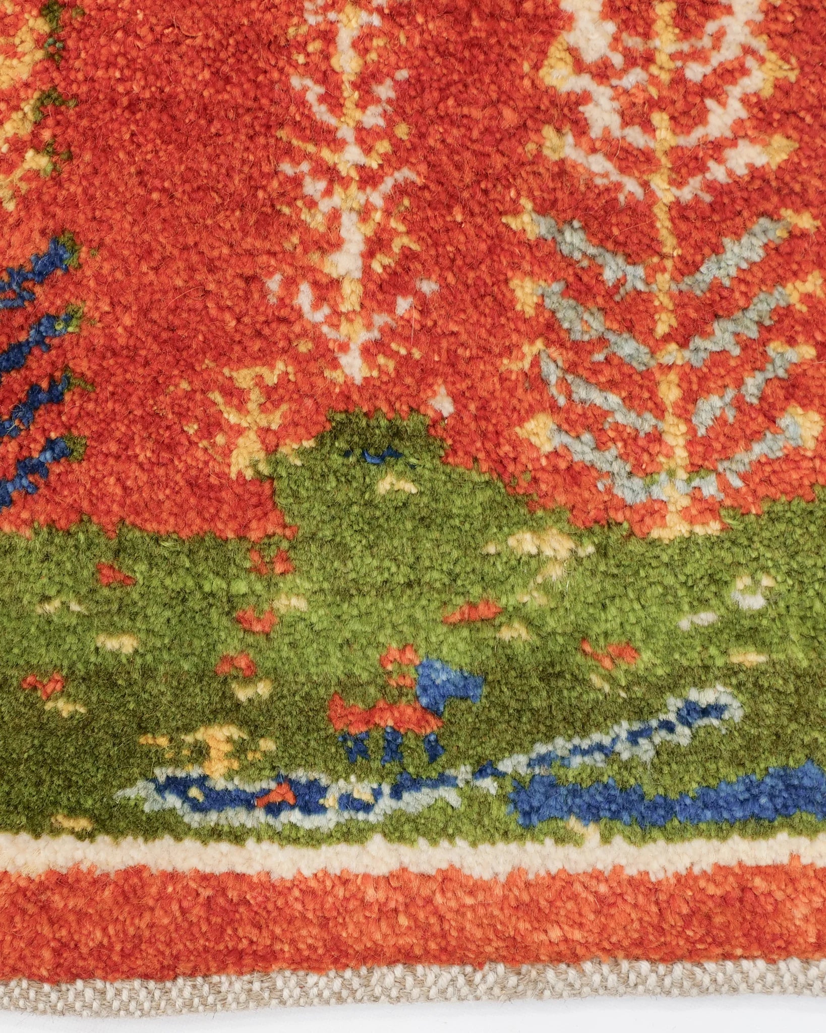 ギャッベ ペルシャ絨毯 66x86cm ギャベ 玄関マット 手織り ラグ 絨毯 ペルシャギャッベ (ギャベ) 玄関マット No:4422 ギャッベ 玄関