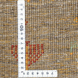 ギャッベ 玄関マット アイボリー 手織り