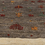 ギャッベ 玄関マット アイボリー 手織り