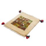 ペルシャギャッベ 約39cm x 41cm