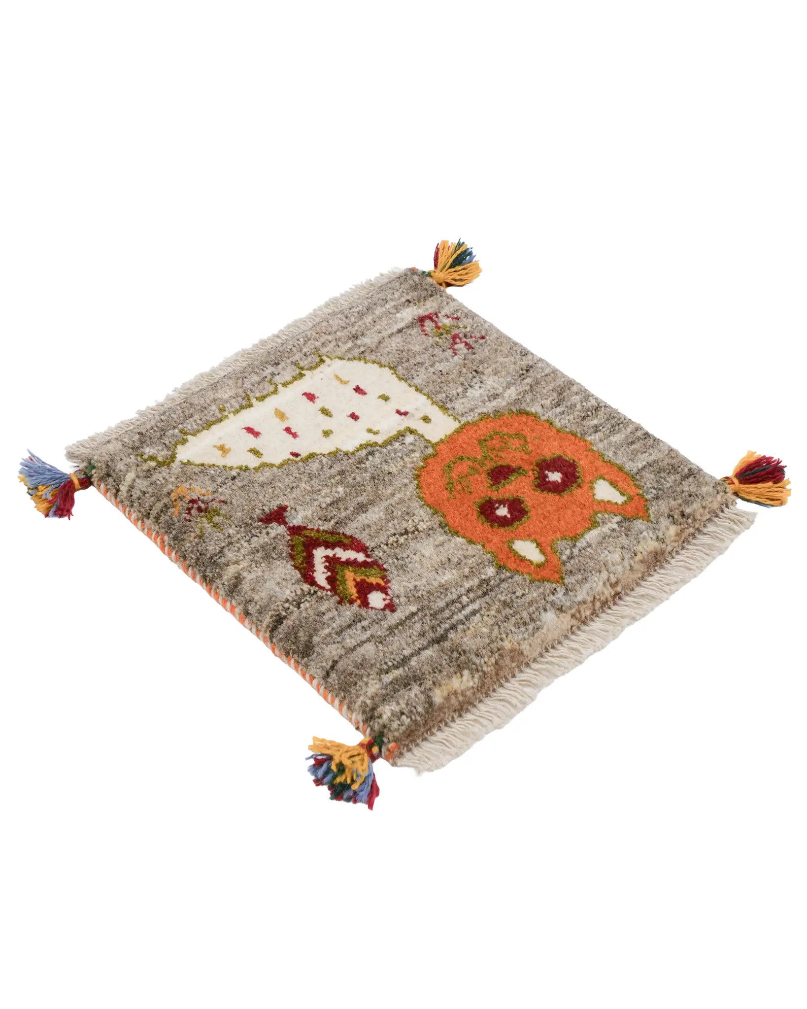 ペルシャギャッベ 約41cm x 41cm｜SATHI RUGS
