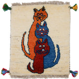 ペルシャギャッベ 約38cm x 44cm