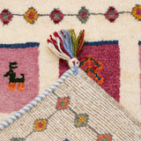 ペルシャギャッベ 約63cm x 94cm